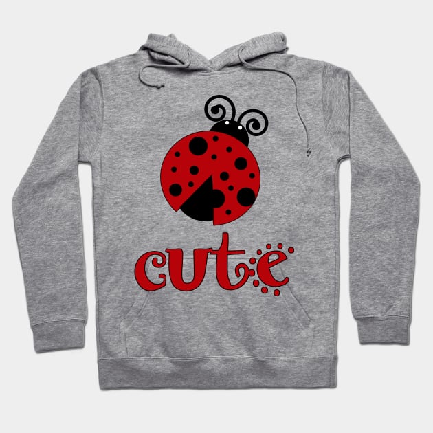 Cute Ladybug Hoodie by SandraKC